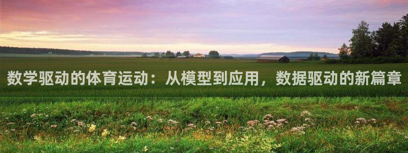 betway西汉姆：数学驱动的体育运动：从模型到应用，数据驱动的新篇章